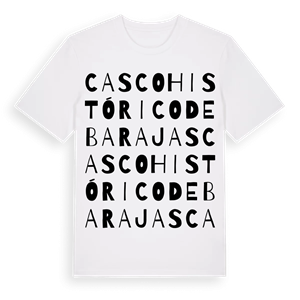 Casco Histórico de Barajas ordlek t-shirt – ekologisk bomull t-shirt från Pinshirt