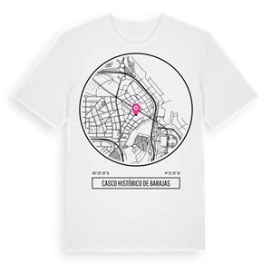Casco Histórico de Barajas t-shirt – ekologisk bomull t-shirt från Pinshirt