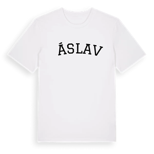 Čáslav böjd t-shirt – ekologisk bomull t-shirt från Pinshirt