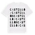 Castelló / Castellón ordlek t-shirt
