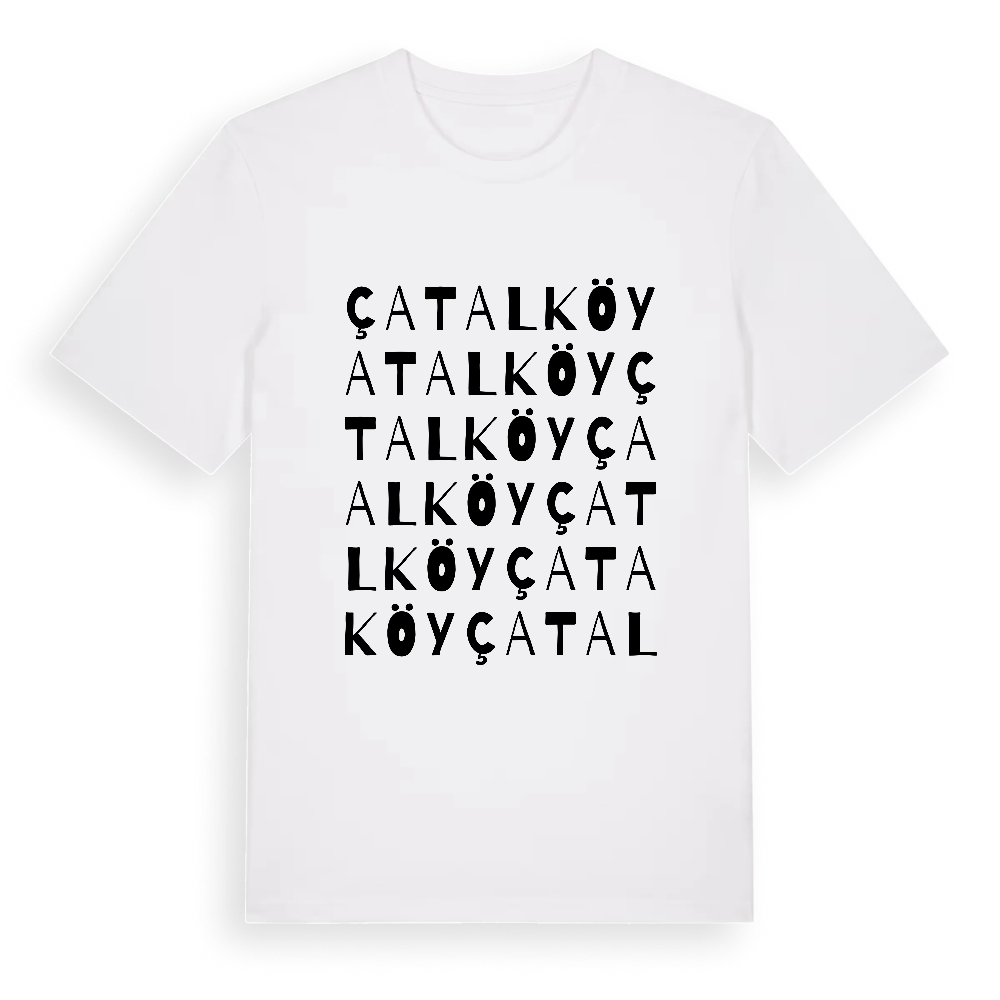 Çatalköy ordlek t-shirt – White, i miljö