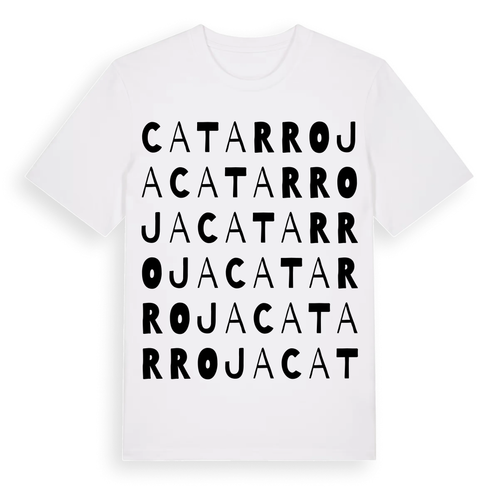 Catarroja ordlek t-shirt – White, i miljö