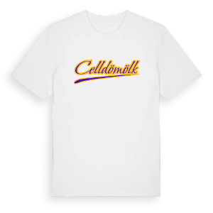 Celldömölk baseball t-shirt – ekologisk bomull t-shirt från Pinshirt