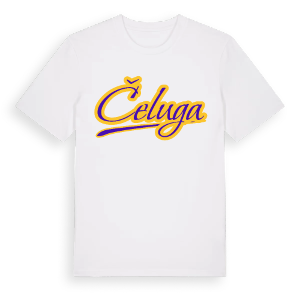 Čeluga baseball t-shirt – ekologisk bomull t-shirt från Pinshirt