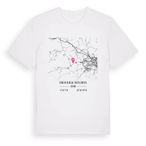 Cendea de Olza / Oltza Zendea karta t-shirt – ekologisk bomull t-shirt från Pinshirt