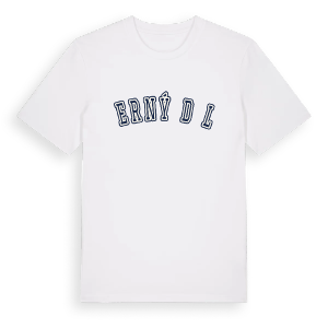 Černý Důl college t-shirt – ekologisk bomull t-shirt från Pinshirt