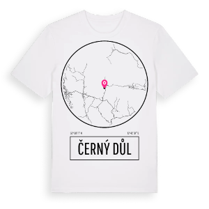Černý Důl t-shirt – ekologisk bomull t-shirt från Pinshirt
