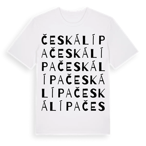 Česká Lípa ordlek t-shirt – ekologisk bomull t-shirt från Pinshirt