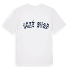 Český Brod college t-shirt – ekologisk bomull t-shirt från Pinshirt