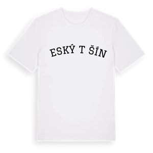 Český Těšín böjd t-shirt – ekologisk bomull t-shirt från Pinshirt