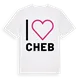 Jag älskar Cheb t-shirt stort tryck