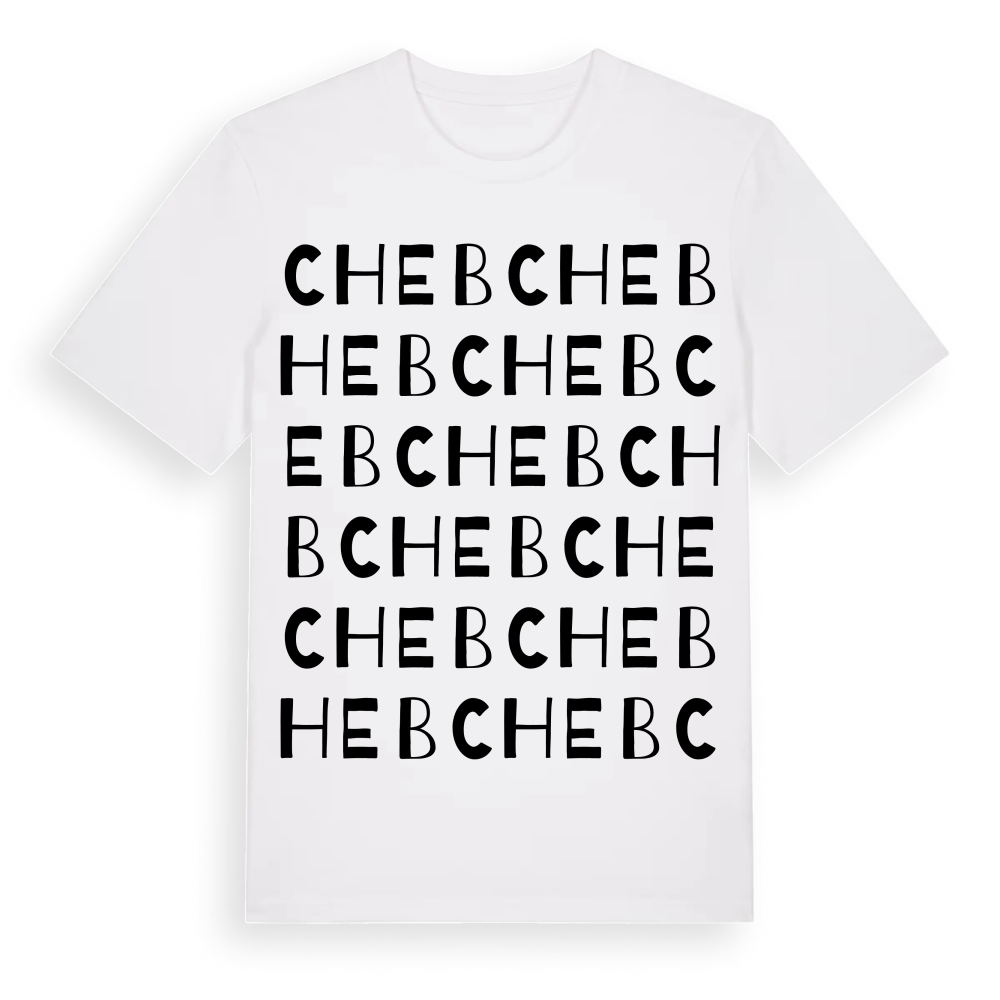 Cheb ordlek t-shirt – White, i miljö