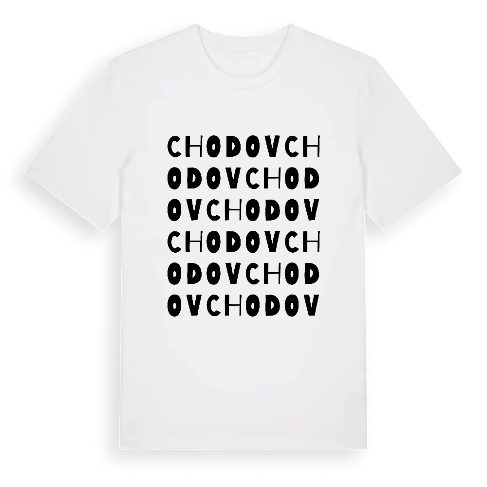 Chodov ordlek t-shirt – White, i miljö