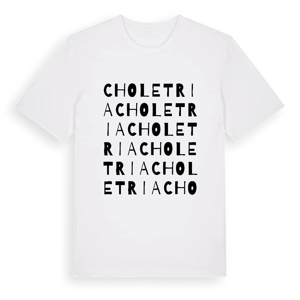 Choletria ordlek t-shirt – White, i miljö