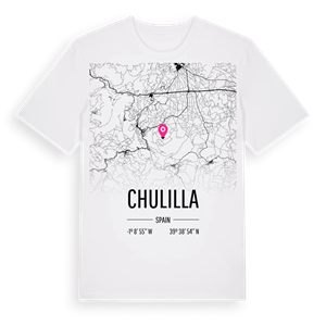 Chulilla karta t-shirt – ekologisk bomull t-shirt från Pinshirt