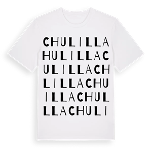 Chulilla ordlek t-shirt – ekologisk bomull t-shirt från Pinshirt