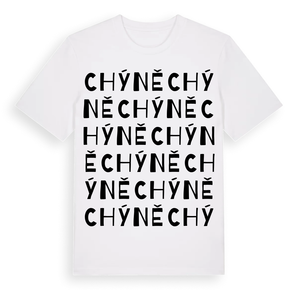Chýně ordlek t-shirt – White, i miljö
