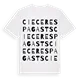 Cieceres pagasts ordlek t-shirt