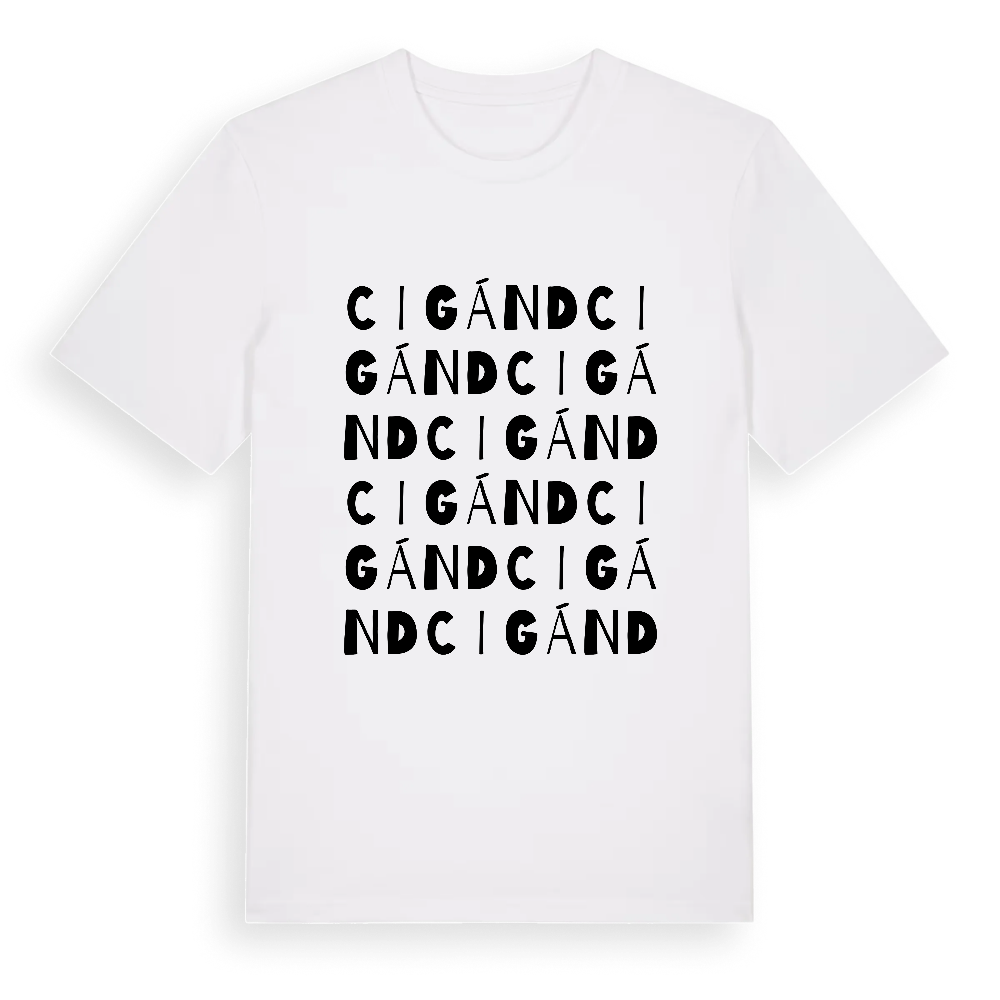 Cigánd ordlek t-shirt – White, i miljö