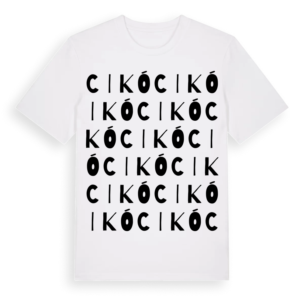 Cikó ordlek t-shirt – White, i miljö