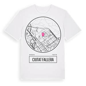 Ciutat Fallera t-shirt – ekologisk bomull t-shirt från Pinshirt