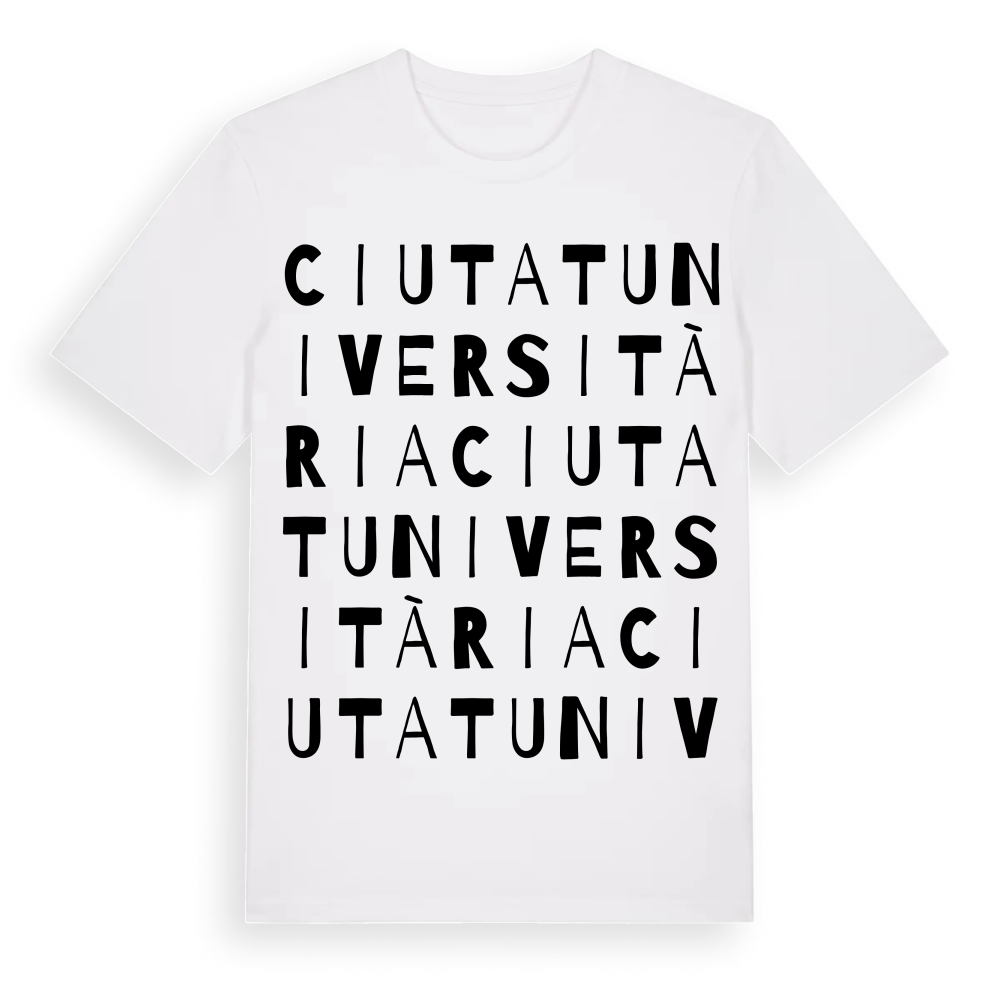 Ciutat Universitària ordlek t-shirt – White, i miljö