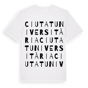 Ciutat Universitària ordlek t-shirt – ekologisk bomull t-shirt från Pinshirt