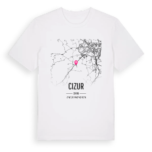 Cizur karta t-shirt – ekologisk bomull t-shirt från Pinshirt