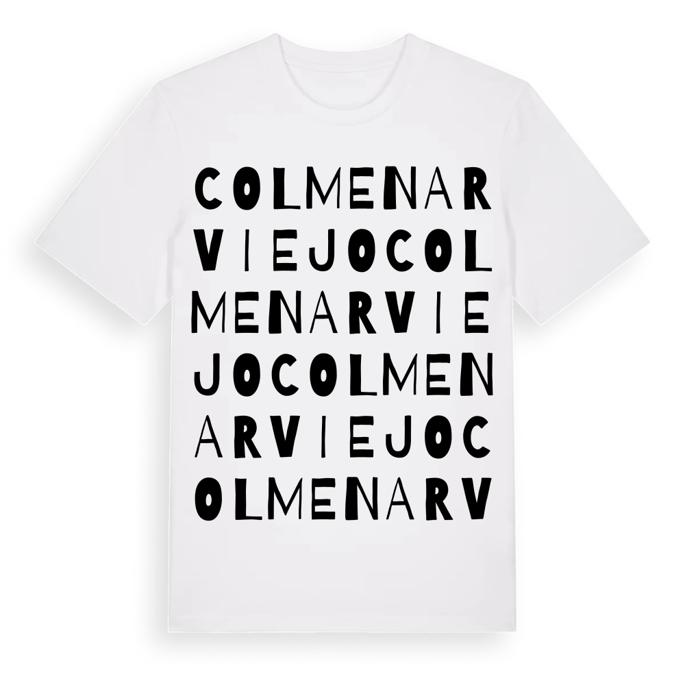 Colmenar Viejo ordlek t-shirt – White, i miljö