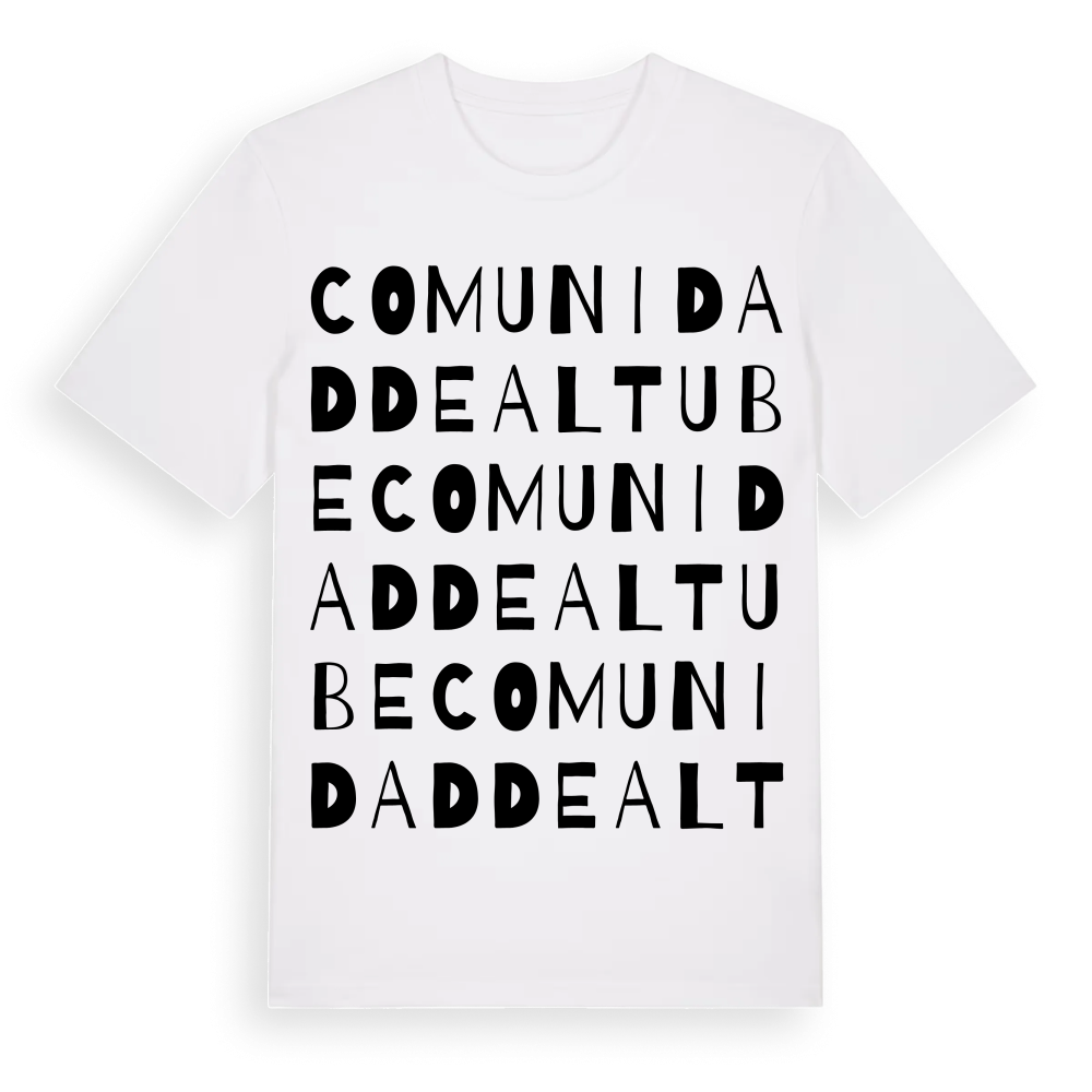 Comunidad de Altube ordlek t-shirt – White, i miljö