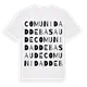 Comunidad de Basaude ordlek t-shirt