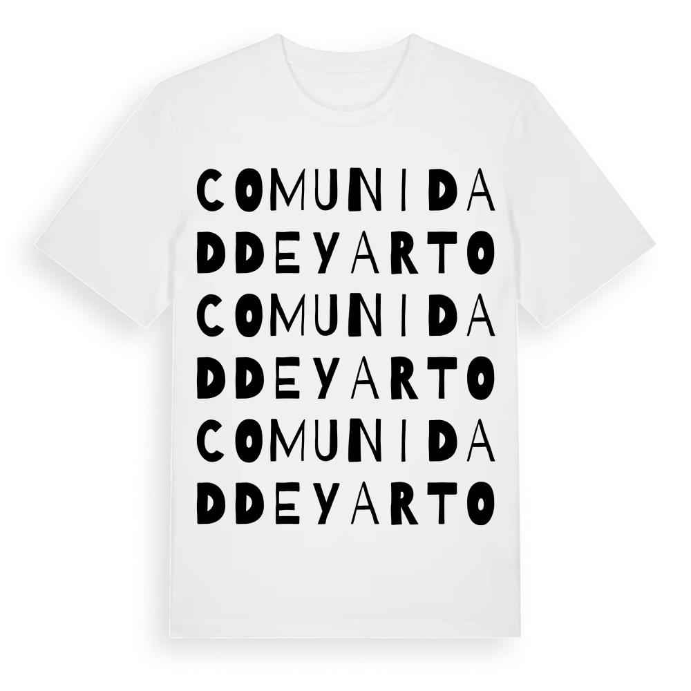 Comunidad de Yarto ordlek t-shirt – White, i miljö