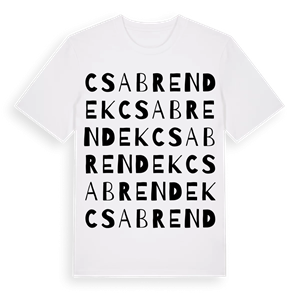 Csabrendek ordlek t-shirt – ekologisk bomull t-shirt från Pinshirt