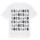 Csajág ordlek t-shirt