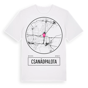 Csanádpalota t-shirt – ekologisk bomull t-shirt från Pinshirt