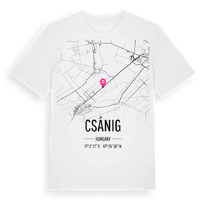 Csánig karta t-shirt – ekologisk bomull t-shirt från Pinshirt
