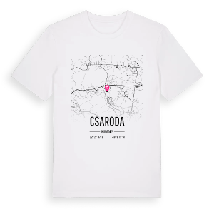 Csaroda karta t-shirt – ekologisk bomull t-shirt från Pinshirt