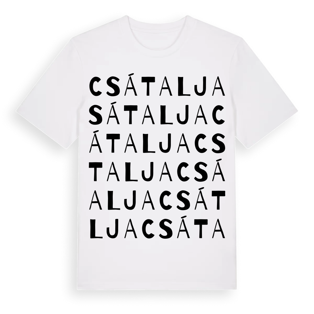 Csátalja ordlek t-shirt – White, i miljö