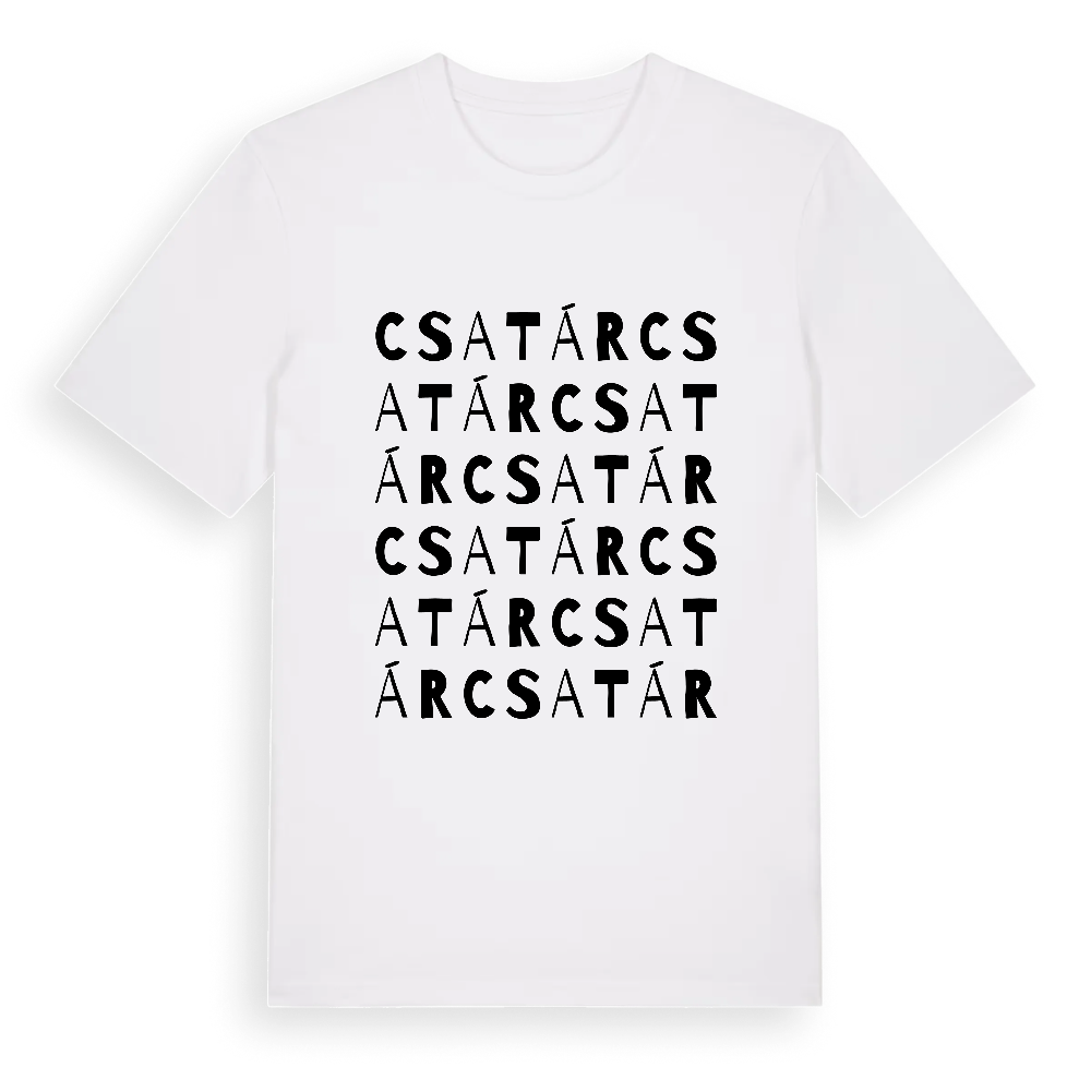 Csatár ordlek t-shirt – White, i miljö