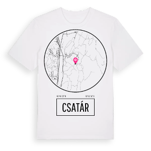 Csatár t-shirt – ekologisk bomull t-shirt från Pinshirt