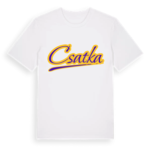 Csatka baseball t-shirt – ekologisk bomull t-shirt från Pinshirt