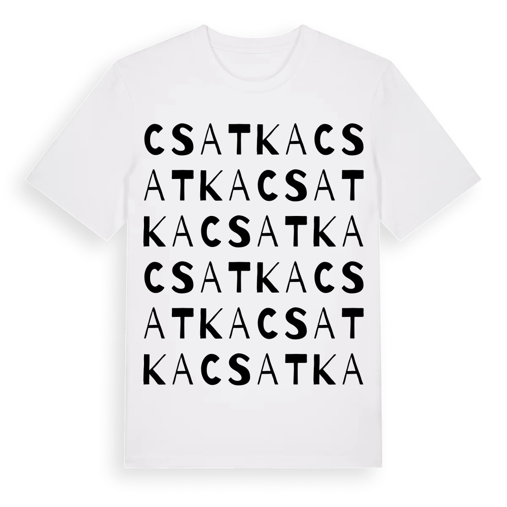 Csatka ordlek t-shirt – White, i miljö