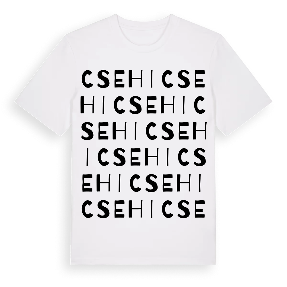 Csehi ordlek t-shirt – White, i miljö