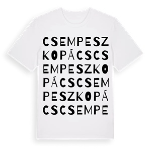 Csempeszkopács ordlek t-shirt – ekologisk bomull t-shirt från Pinshirt