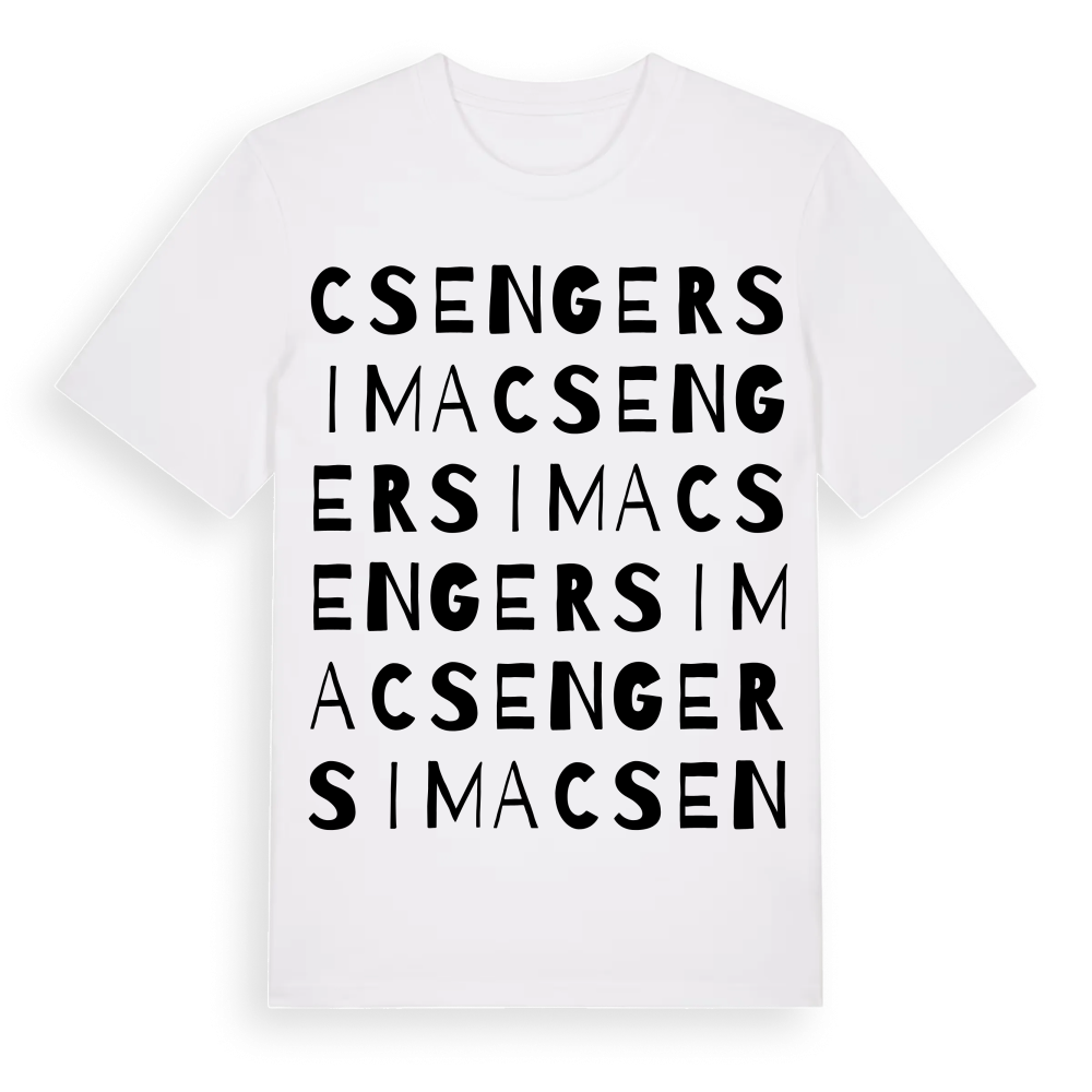 Csengersima ordlek t-shirt – White, i miljö
