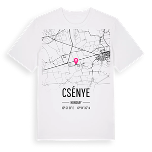 Csénye karta t-shirt – ekologisk bomull t-shirt från Pinshirt