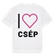 Jag älskar Csép t-shirt stort tryck