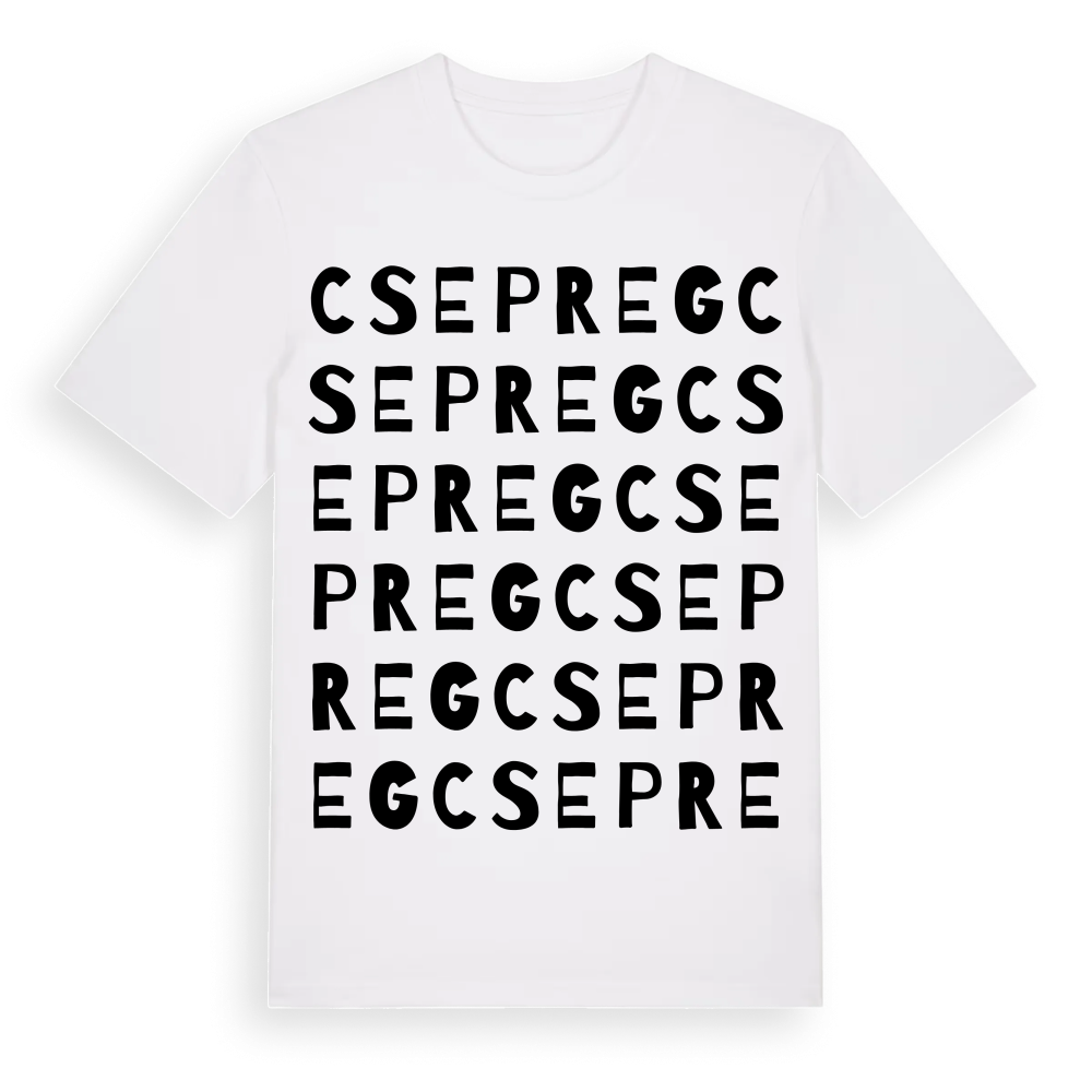 Csepreg ordlek t-shirt – White, i miljö