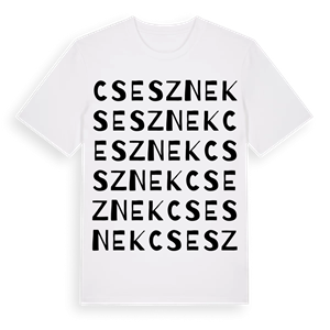 Csesznek ordlek t-shirt – ekologisk bomull t-shirt från Pinshirt