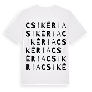 Csikéria ordlek t-shirt – ekologisk bomull t-shirt från Pinshirt
